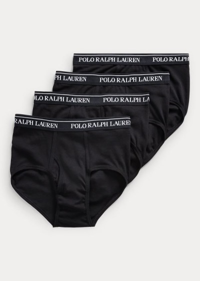 Men's Polo Ralph Lauren Cotton 4-Pack Briefs | 986072USZ